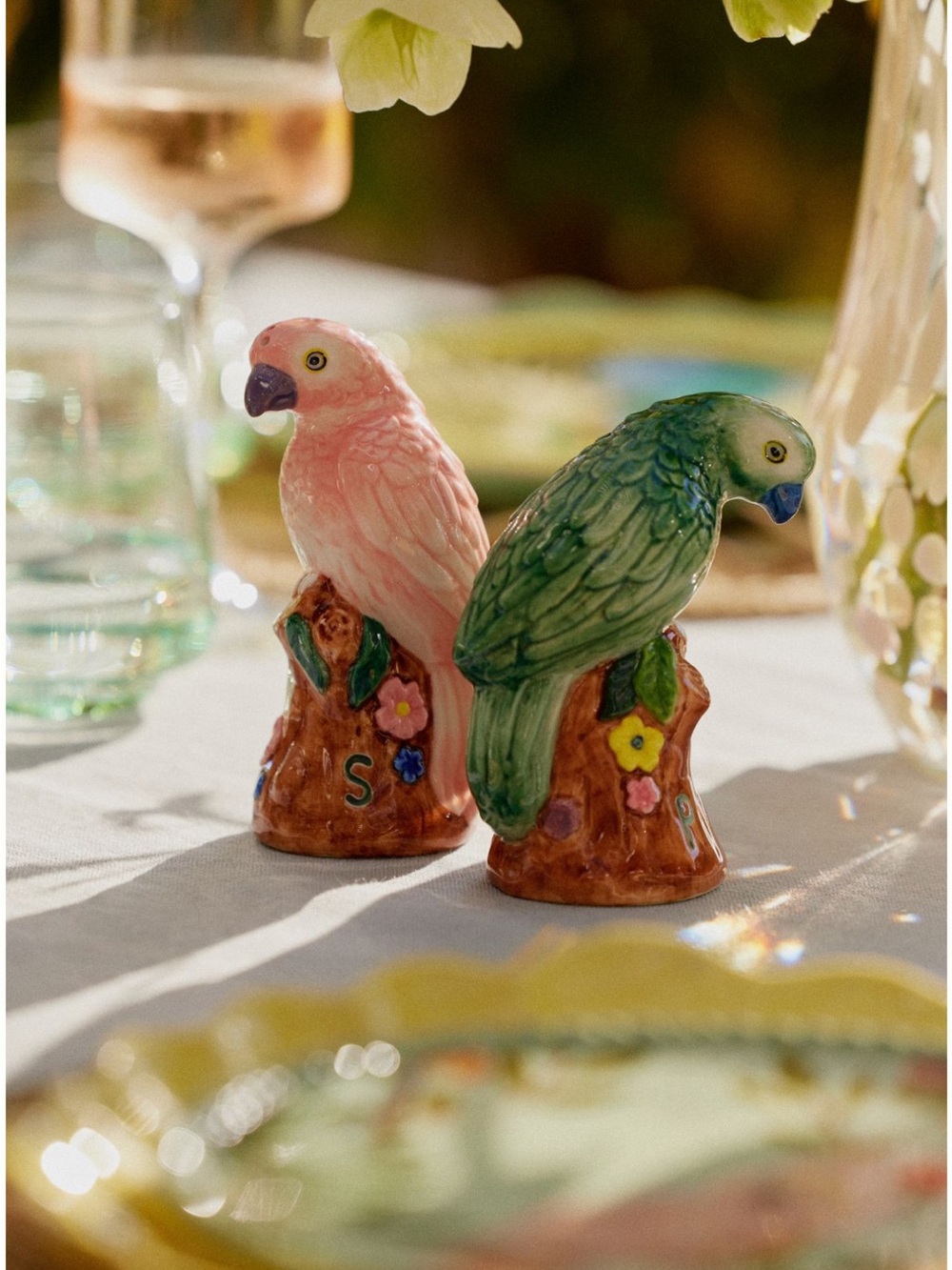 Anthropologie Loro Bird Salt & Pepper Shakers